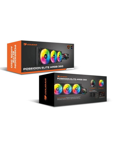 Cougar Chłodzenie Wodne Procesora Poseidon Elite 360, Argb