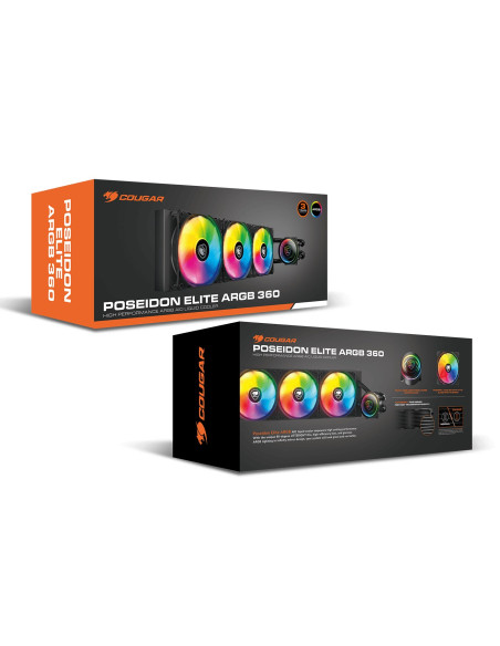 Cougar Chłodzenie Wodne Procesora Poseidon Elite 360, Argb