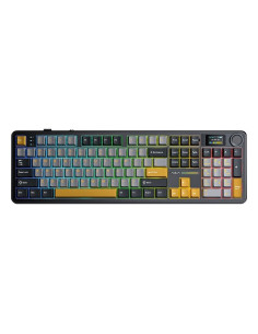Klawiatura Gasket F108 Pro Gray+Orange+Deep Gray Reaper Switch Rgb Aula