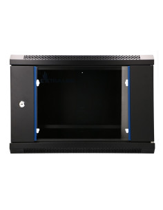 Extralink Lite 6U 530X400 Wall-Mounted Rackmount Cabinet Black Stojak Wolnostojący/Ścienny/Podłogowy Czarny