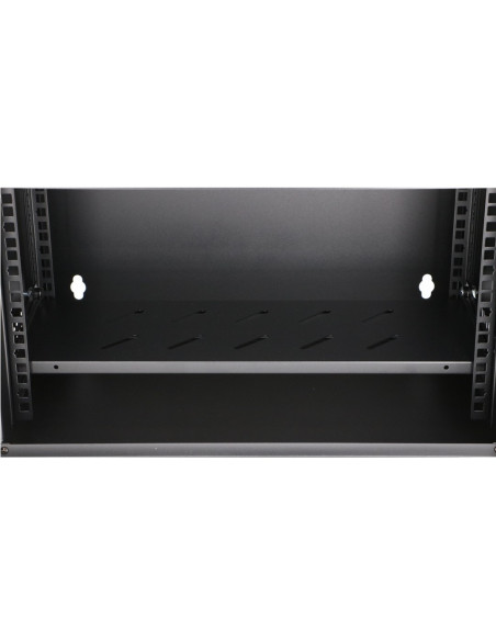 Extralink Lite 6U 530X400 Wall-Mounted Rackmount Cabinet Black Stojak Wolnostojący/Ścienny/Podłogowy Czarny