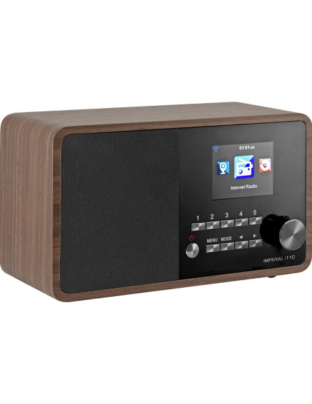 Radio Imperial I110 Wi-Fi Z Funkcją Odtwarzacza Multimedialnego Drewno