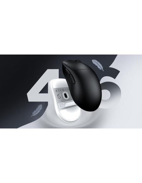 Hator Quasar 3S Ultima 8K Wireless Myszka Gaming Po Prawej Stronie Rf Wireless + Bluetooth + Usb Type-C Optyczny 30000 Dpi