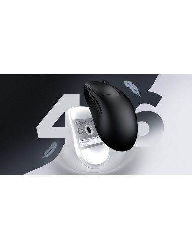 Hator Quasar 3S Ultima 8K Wireless Myszka Gaming Po Prawej Stronie Rf Wireless + Bluetooth + Usb Type-C Optyczny 30000 Dpi
