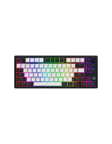 Hator Skyfall 80 Mag Ultima 8K Wireless Klawiatura Gaming Usb + Rf Wireless + Bluetooth Qwerty Us English Czarny, Biały