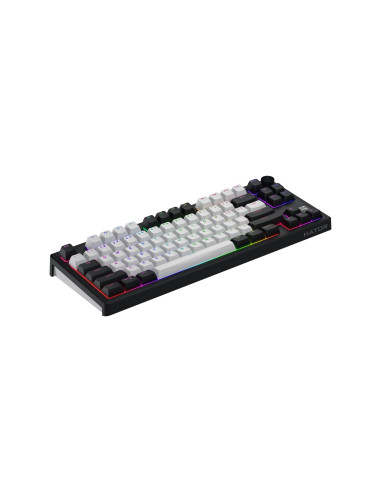Hator Skyfall 80 Mag Ultima 8K Wireless Klawiatura Gaming Usb + Rf Wireless + Bluetooth Qwerty Us English Czarny, Biały