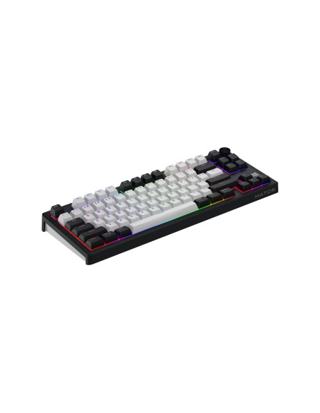 Hator Skyfall 80 Mag Ultima 8K Wireless Klawiatura Gaming Usb + Rf Wireless + Bluetooth Qwerty Us English Czarny, Biały
