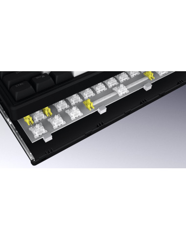 Hator Skyfall 80 Mag Ultima 8K Wireless Klawiatura Gaming Usb + Rf Wireless + Bluetooth Qwerty Us English Czarny, Biały