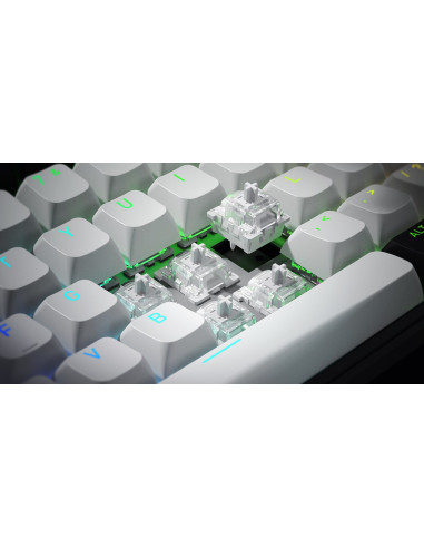Hator Skyfall 80 Mag Ultima 8K Wireless Klawiatura Gaming Usb + Rf Wireless + Bluetooth Qwerty Us English Czarny, Biały