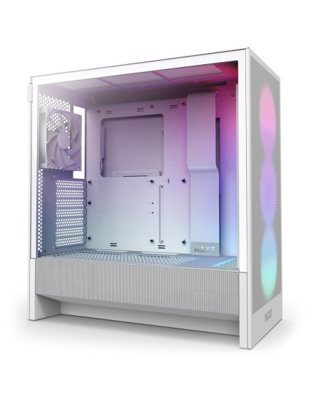 Nzxt Obudowa H5 Flow Rgb Midi Tower Z Oknem Biała