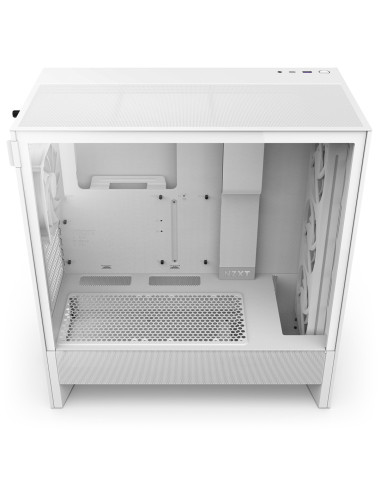 Nzxt Obudowa H5 Flow Rgb Midi Tower Z Oknem Biała