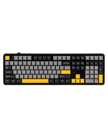 Klawiatura Gasket F108 Gray+Orange+Deep Gray Volcano Switch Rgb Aula