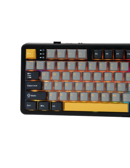 Klawiatura Gasket F108 Gray+Orange+Deep Gray Volcano Switch Rgb Aula