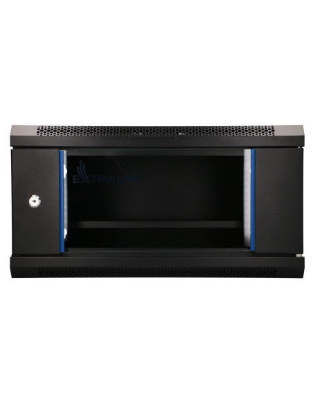 Extralink Lite 4U 530X400 Wall-Mounted Rackmount Cabinet Black Stojak Wolnostojący/Ścienny/Podłogowy Czarny