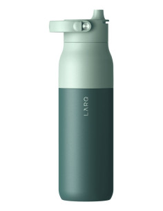 Larq Bottle Purevis 2 - Inteligentna, Samoczyszcząca Butelka Filtrująca, Światło Uv-C 1L (Eucalyptus Green)