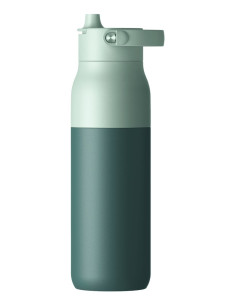 Larq Bottle Purevis 2 - Inteligentna, Samoczyszcząca Butelka Filtrująca, Światło Uv-C 1L (Eucalyptus Green) 2