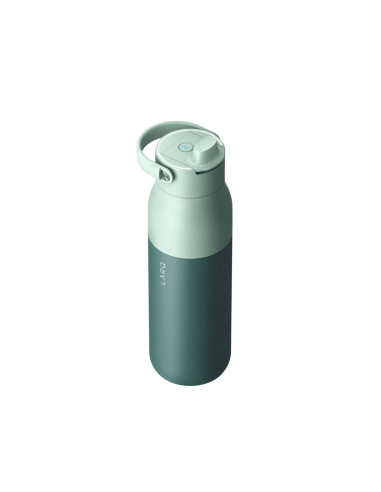 Larq Bottle Purevis 2 - Inteligentna, Samoczyszcząca Butelka Filtrująca, Światło Uv-C 1L (Eucalyptus Green)