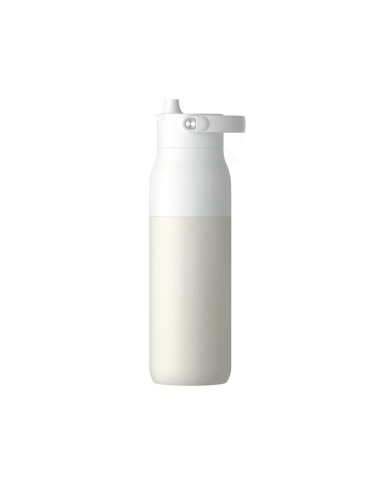 Larq Bottle Purevis 2 - Inteligentna, Samoczyszcząca Butelka Filtrująca, Światło Uv-C 1L (Mojave Dune)