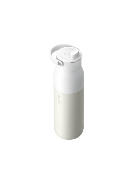 Larq Bottle Purevis 2 - Inteligentna, Samoczyszcząca Butelka Filtrująca, Światło Uv-C 1L (Mojave Dune)