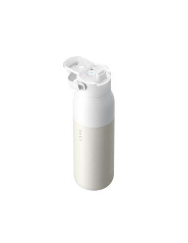 Larq Bottle Purevis 2 - Inteligentna, Samoczyszcząca Butelka Filtrująca, Światło Uv-C 1L (Mojave Dune)