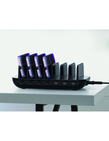 Conceptronic Ładowarka 7Port 7Xusb-C Multi 160Wpd3.0 Bk