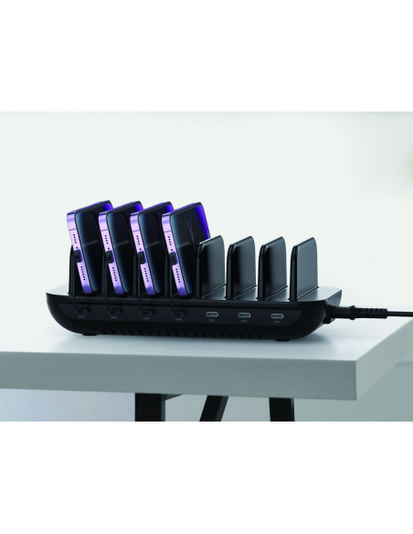 Conceptronic Ładowarka 7Port 7Xusb-C Multi 160Wpd3.0 Bk