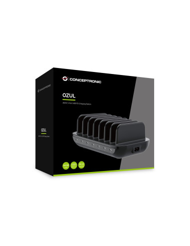 Conceptronic Ładowarka 7Port 7Xusb-C Multi 160Wpd3.0 Bk
