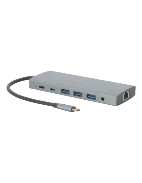 Mobilis 020028 Stacja Dokująca Przewodowa Usb 3.2 Gen 1 (3.1 Gen 1) Type-C Szary