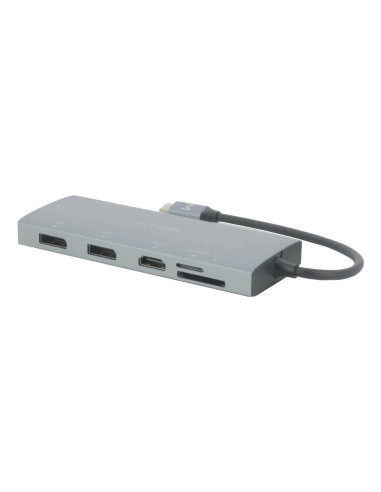 Mobilis 020028 Stacja Dokująca Przewodowa Usb 3.2 Gen 1 (3.1 Gen 1) Type-C Szary
