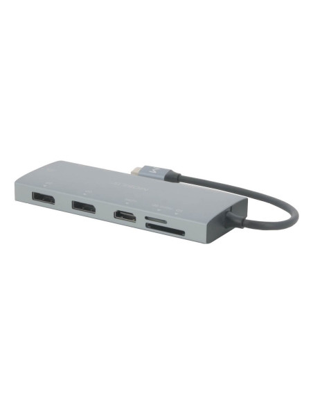 Mobilis 020028 Stacja Dokująca Przewodowa Usb 3.2 Gen 1 (3.1 Gen 1) Type-C Szary