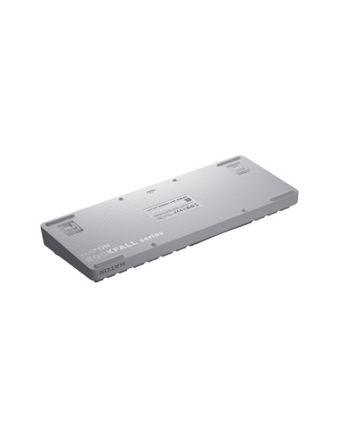 Hator Rockfall 3 Tkl Wireless Klawiatura Uniwersalne Usb + Rf Wireless + Bluetooth Qwerty Angielski Biały