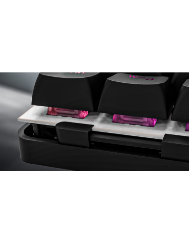 Hator Rockfall 3 Tkl Wireless Klawiatura Uniwersalne Usb + Rf Wireless + Bluetooth Qwerty Angielski Biały