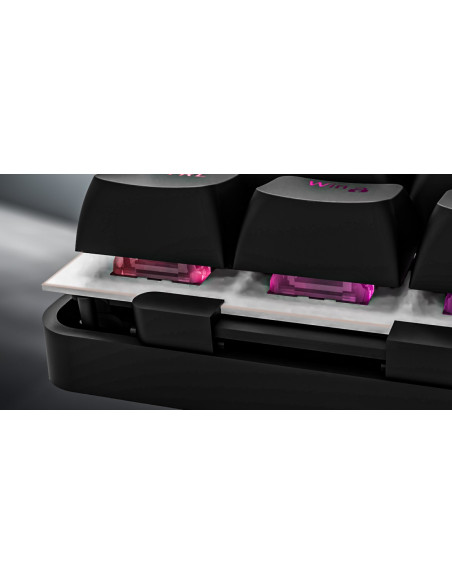 Hator Rockfall 3 Tkl Wireless Klawiatura Uniwersalne Usb + Rf Wireless + Bluetooth Qwerty Angielski Biały