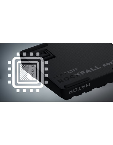 Hator Rockfall 3 Tkl Wireless Klawiatura Uniwersalne Usb + Rf Wireless + Bluetooth Qwerty Angielski Biały