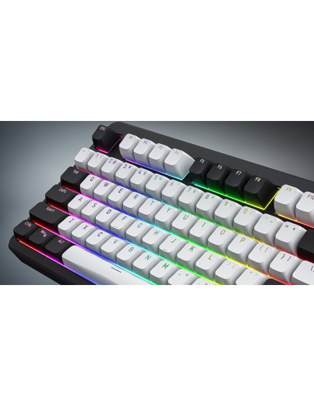 Hator Rockfall 3 Tkl Wireless Klawiatura Uniwersalne Usb + Rf Wireless + Bluetooth Qwerty Angielski Biały