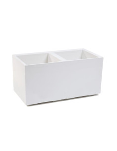 Flowerpot Plastic Karo 80X40X40Cm Cream
