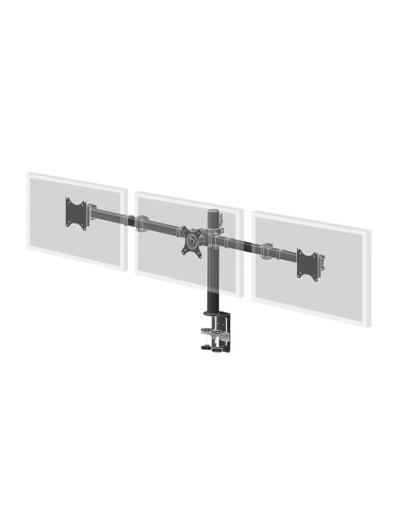 Uchwyt Biurkowy Do 3 Monitorów Iiyama Ds1003C-B1 Do Ekranów 10-27 Cali