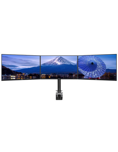Uchwyt Biurkowy Do 3 Monitorów Iiyama Ds1003C-B1 Do Ekranów 10-27 Cali