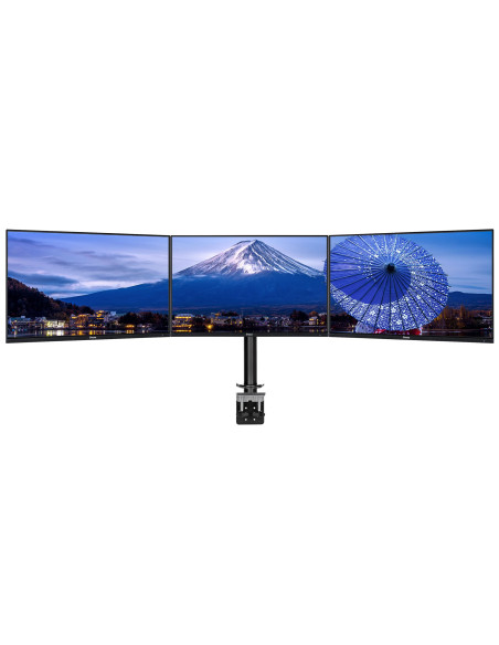 Uchwyt Biurkowy Do 3 Monitorów Iiyama Ds1003C-B1 Do Ekranów 10-27 Cali