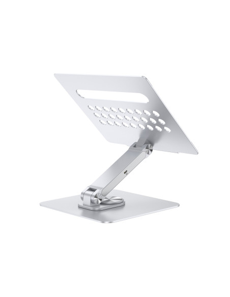 Conceptronic Uchwyt Na Laptopa Ze Stacją Dokującą 7 W 1 Srebrny