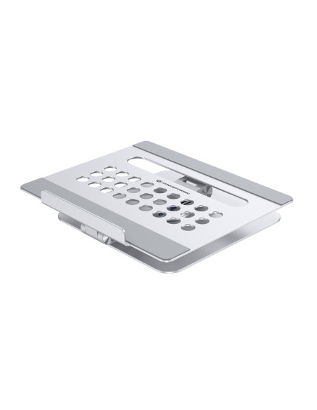 Conceptronic Uchwyt Na Laptopa Ze Stacją Dokującą 7 W 1 Srebrny