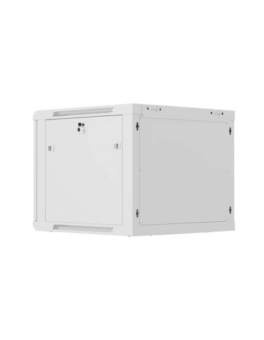 Lanberg Szafa Instalacyjna Rack Wisząca 19" 9U 600X600 Szara Drzwi Perforowane (Flat Pack)