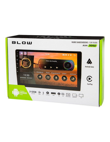 Blow Radio Avh-9992 2Din 9" Android/Wifi/Gps/ Carp