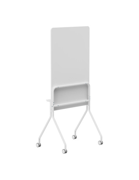 Mobilna Tablica Suchościeralna Ergo Office, Orientacja Pionowa, Biała, Jednostronna, Z Półką, Wymiary Tablicy 1190X790Mm, Er-305