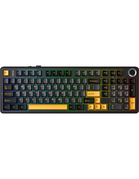 Klawiatura Gasket F99 Pro Thunder Black Starvector Switch Rgb Aula