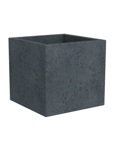 Scheurich C-Cube 240 Zewnętrzna Sadzarka W Doniczce Wolnostojący Plastik Czarny