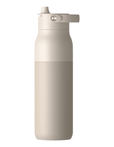 Larq Bottle Purevis 2 - Inteligentna, Samoczyszcząca Butelka Filtrująca, Światło Uv-C 680Ml (Mojave Dune)