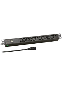 Efb Elektronik Ek631Cc.1 Rozdzielacz Zasilania Pdu 12 X Gniazdo Sieciowe 1U Czarny