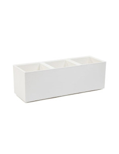 Flowerpot Plastic Karo 90X30X30Cm Cream