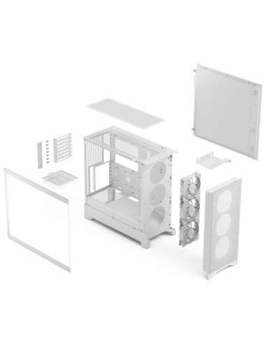 Fractal Design Pop 2 Air White Tg Rgb Midi Tower Biały